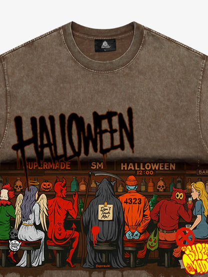 Thesupermade Halloween Pub Party T-shirt