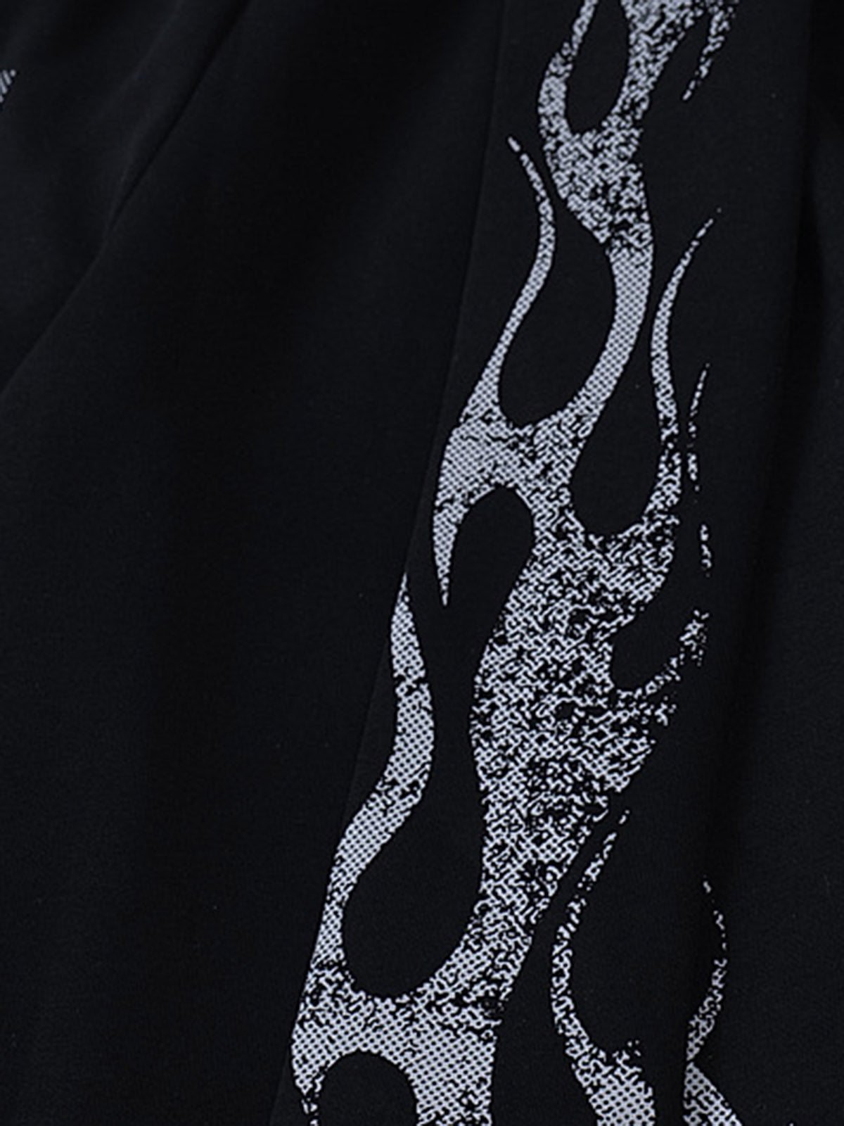 Thesupermade Dark Street Letter Flame Casual Sweatpants