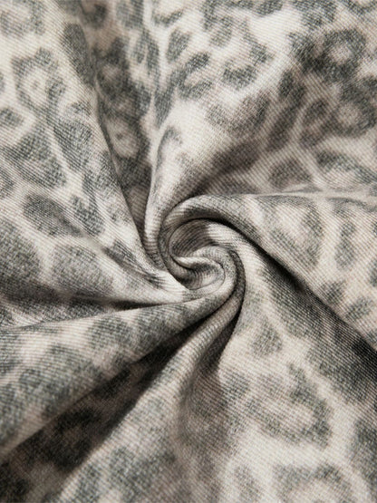 Leopard Print Wide Leg Pants - Trendy and Stylish for Everyday Wear