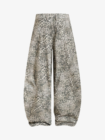 Leopard Print Wide Leg Pants - Trendy and Stylish for Everyday Wear