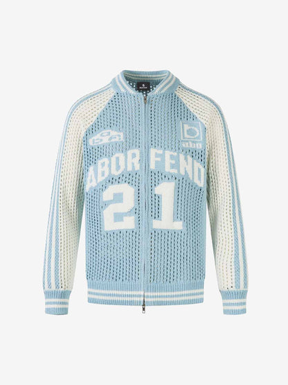 Stylish Knit Varsity Jacket for Casual and Sporty Looks