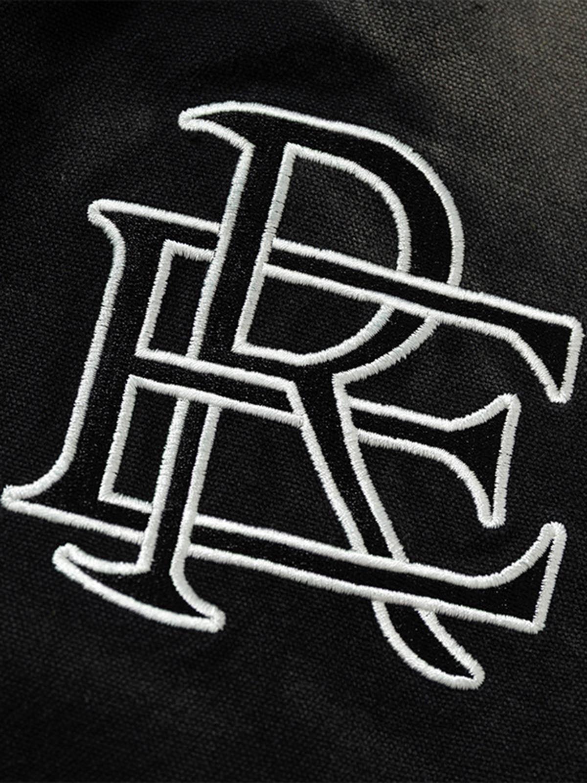 Thesupermade Gradient Bleached Technical Baseball Jacket