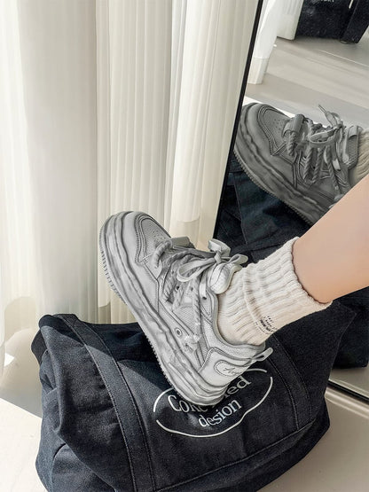 Height-Enhancing Sneakers with Hidden 7.0cm Lift for Everyday Wear