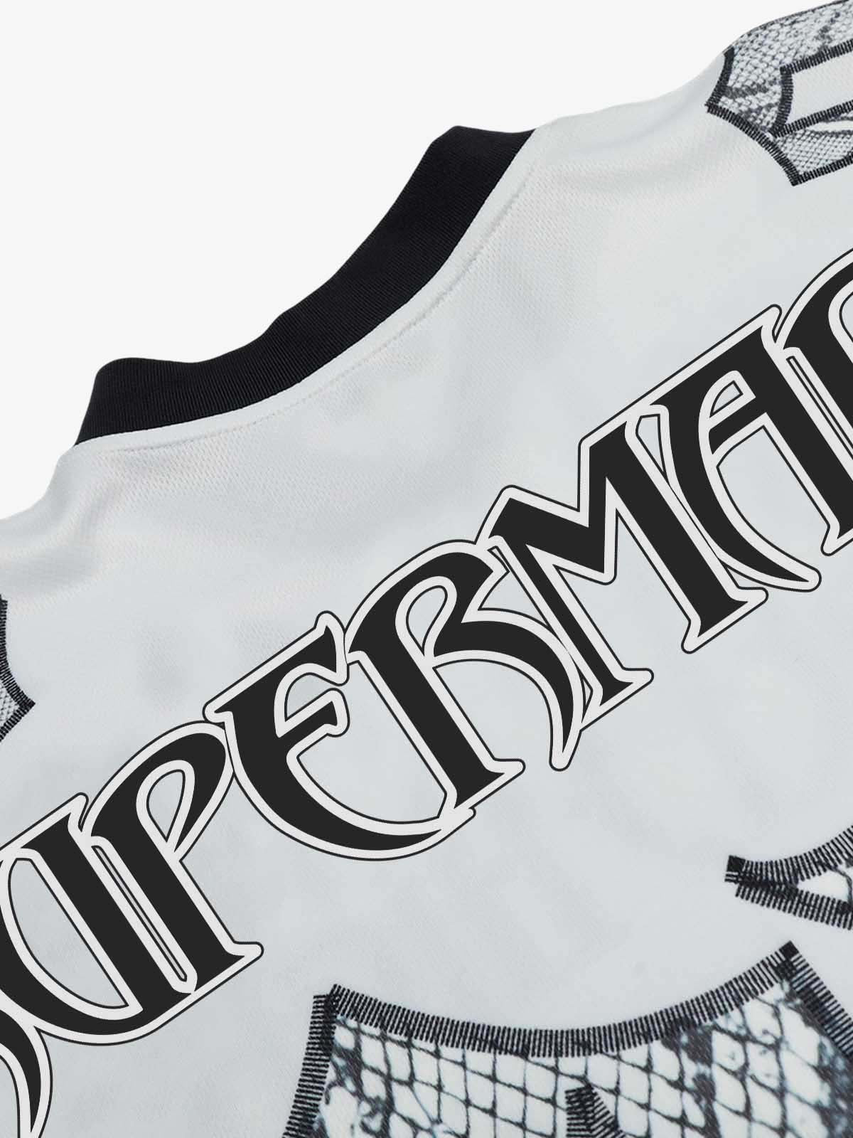 Jersey Style Snake Print T-Shirt - 2418