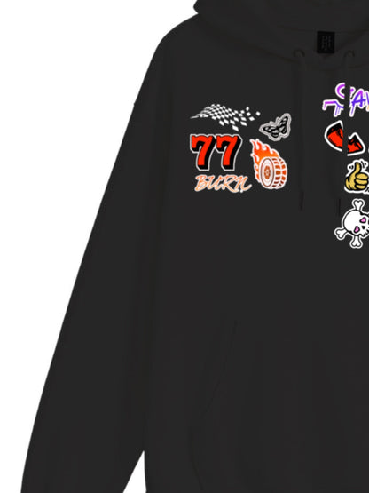 Trendy Fun Art Patterns Hoodie