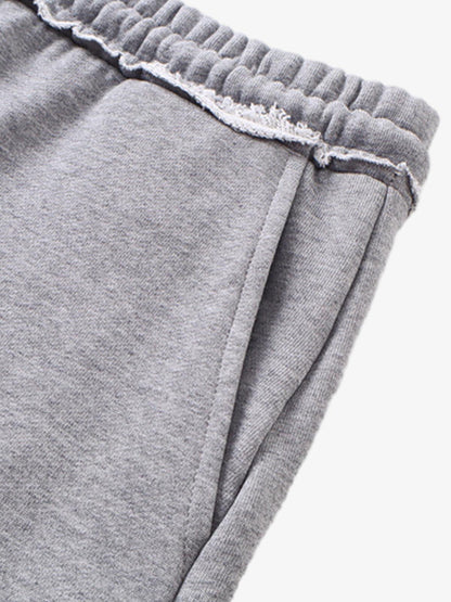 Stylish Wide-Leg Sweatpants with Unique Embroidery for Casual Wear