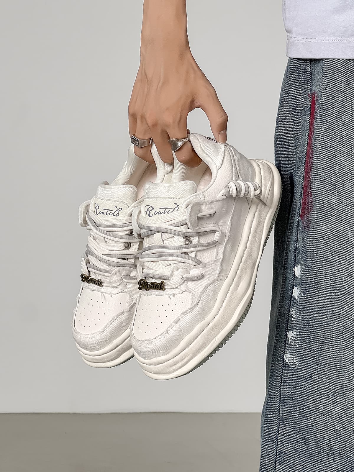 Stylish Denim-Style Sneakers for Everyday Wear