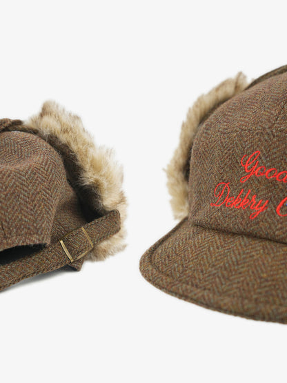 Winter Warmth Aviator Hat with Embroidered Design