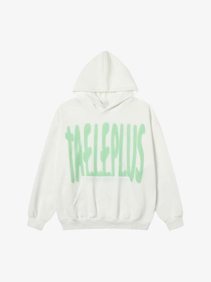 Street Graffiti Letter Print Hoodie