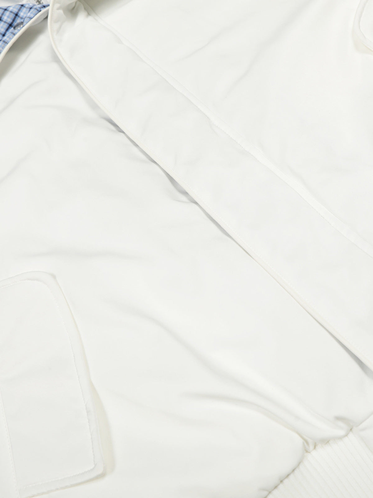 Stylish Black Bomber Jacket with Plaid Collar for Men - Perfect for Casual and Outdoor Wear