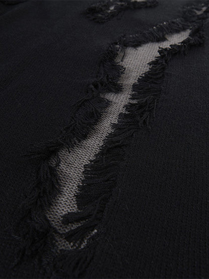 Skull Pattern Knit Sweater for Bold Fashion Statements