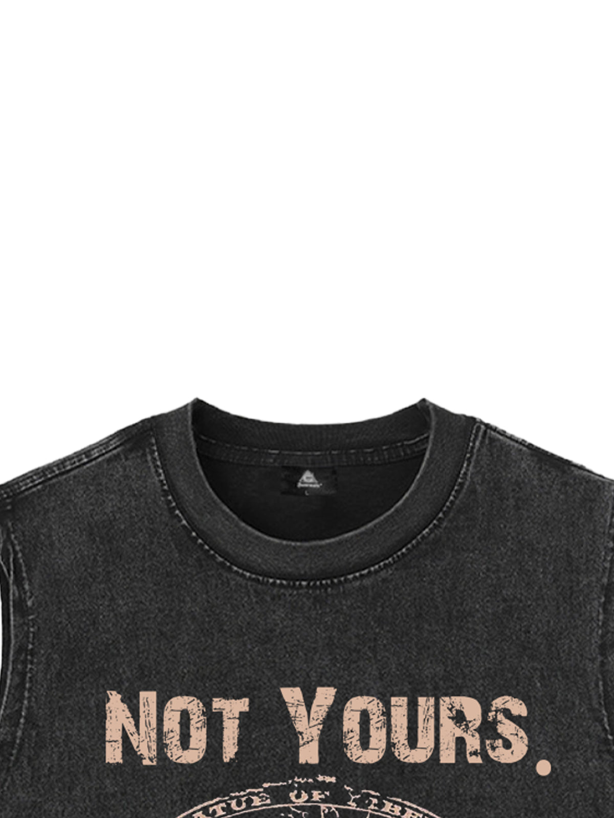 Original Printed Distressed Graphic Tank Top