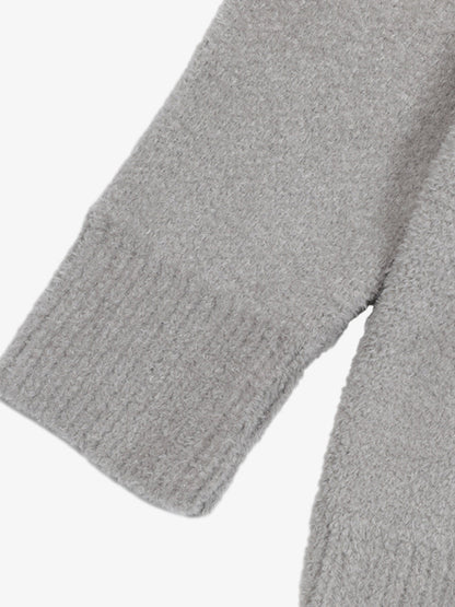 Embroidered Letter Knit Sweater