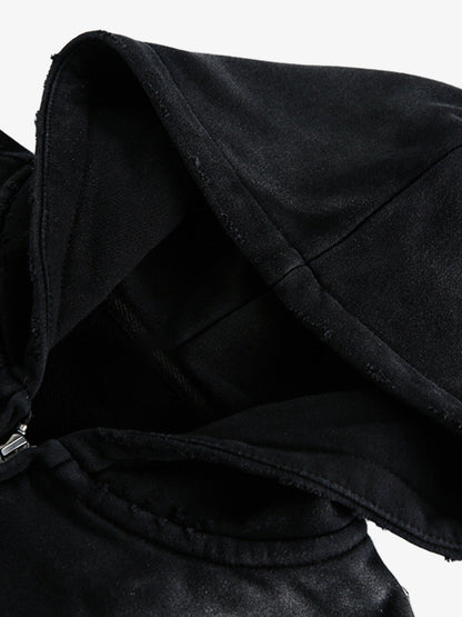 Street Spray Paint Print Hoodie