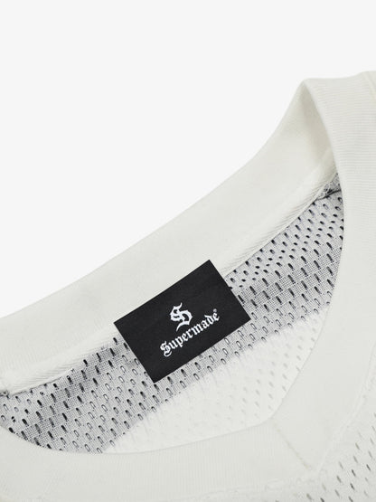 Sporty Mesh Jersey with Bold Number Design for Active Wear