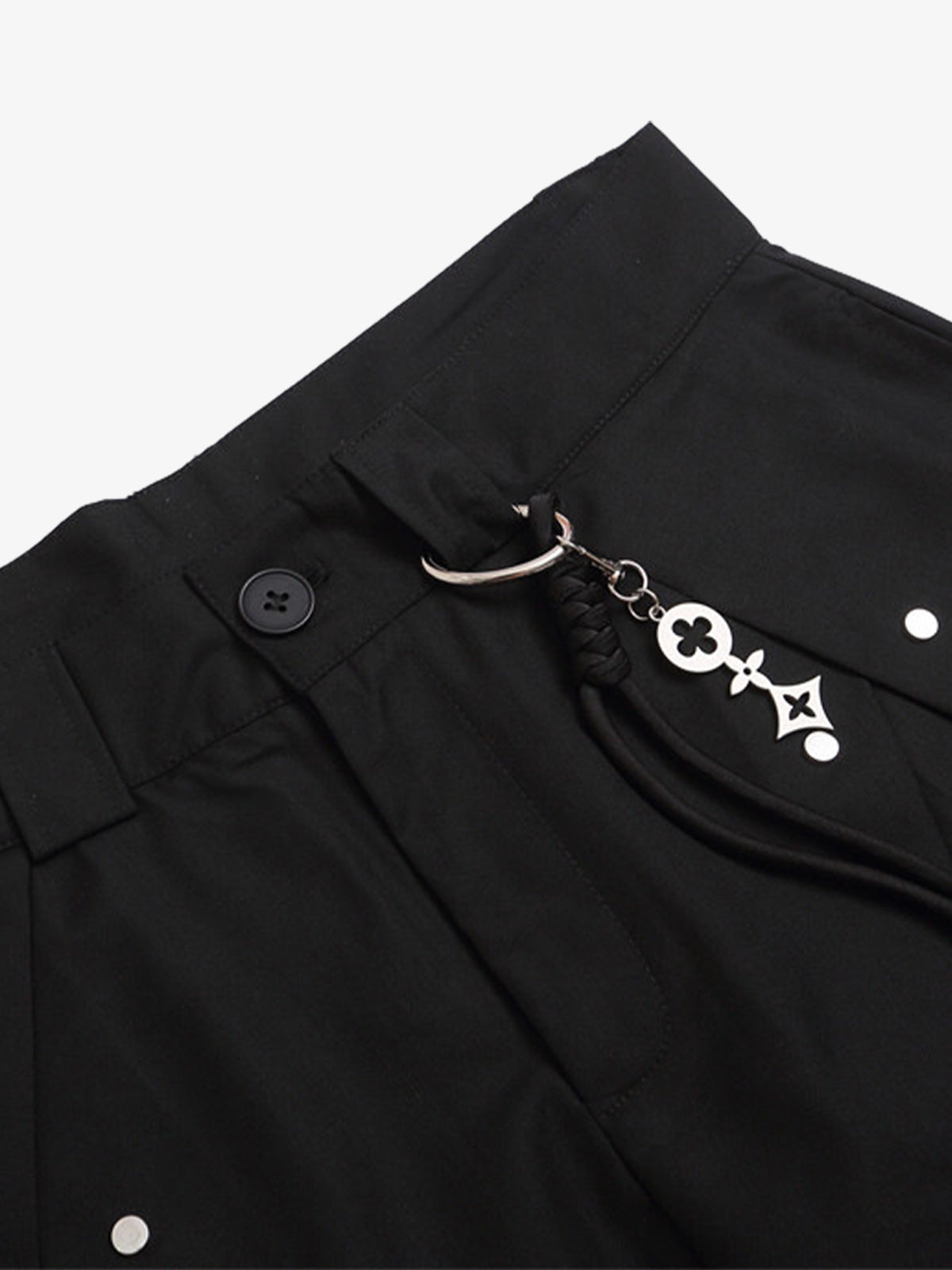 Vintage Deconstructed Pleated Shorts