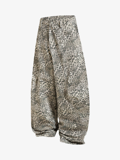 Leopard Print Wide Leg Pants - Trendy and Stylish for Everyday Wear