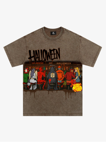 Thesupermade Halloween Pub Party T-shirt