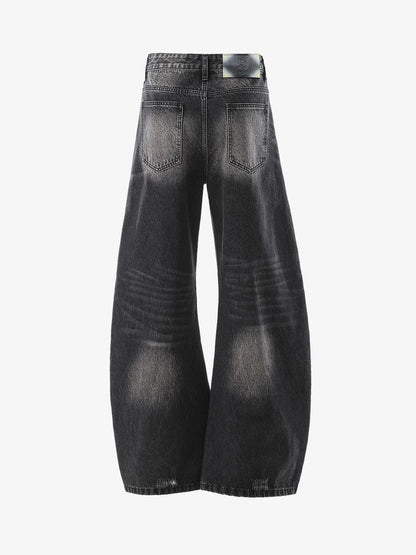 High-Waisted Wide-Leg Cargo Pants with Unique Pocket Design