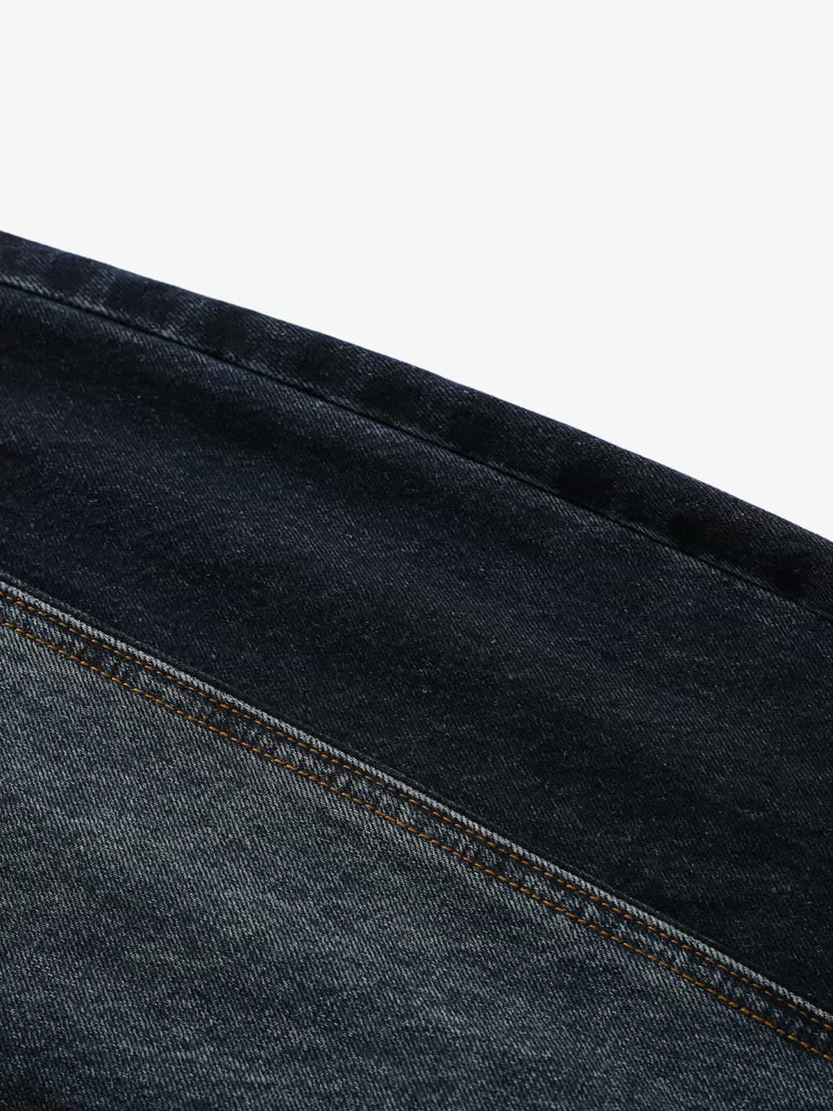 High-Waisted Wide-Leg Cargo Pants with Unique Pocket Design