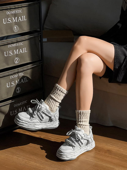 Height-Enhancing Sneakers with Hidden 7.0cm Lift for Everyday Wear