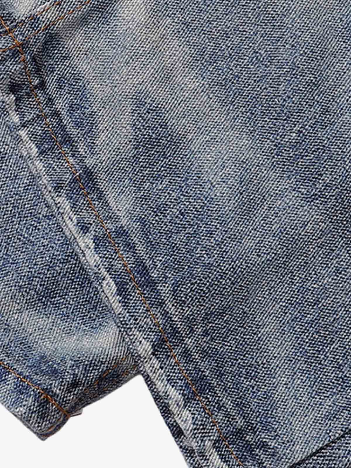 Street Chain Pendant Deconstructed Jeans