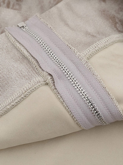 Leopard Print Hooded Jacket with Faux Fur Trim - Stylish and Warm Winter Outerwear