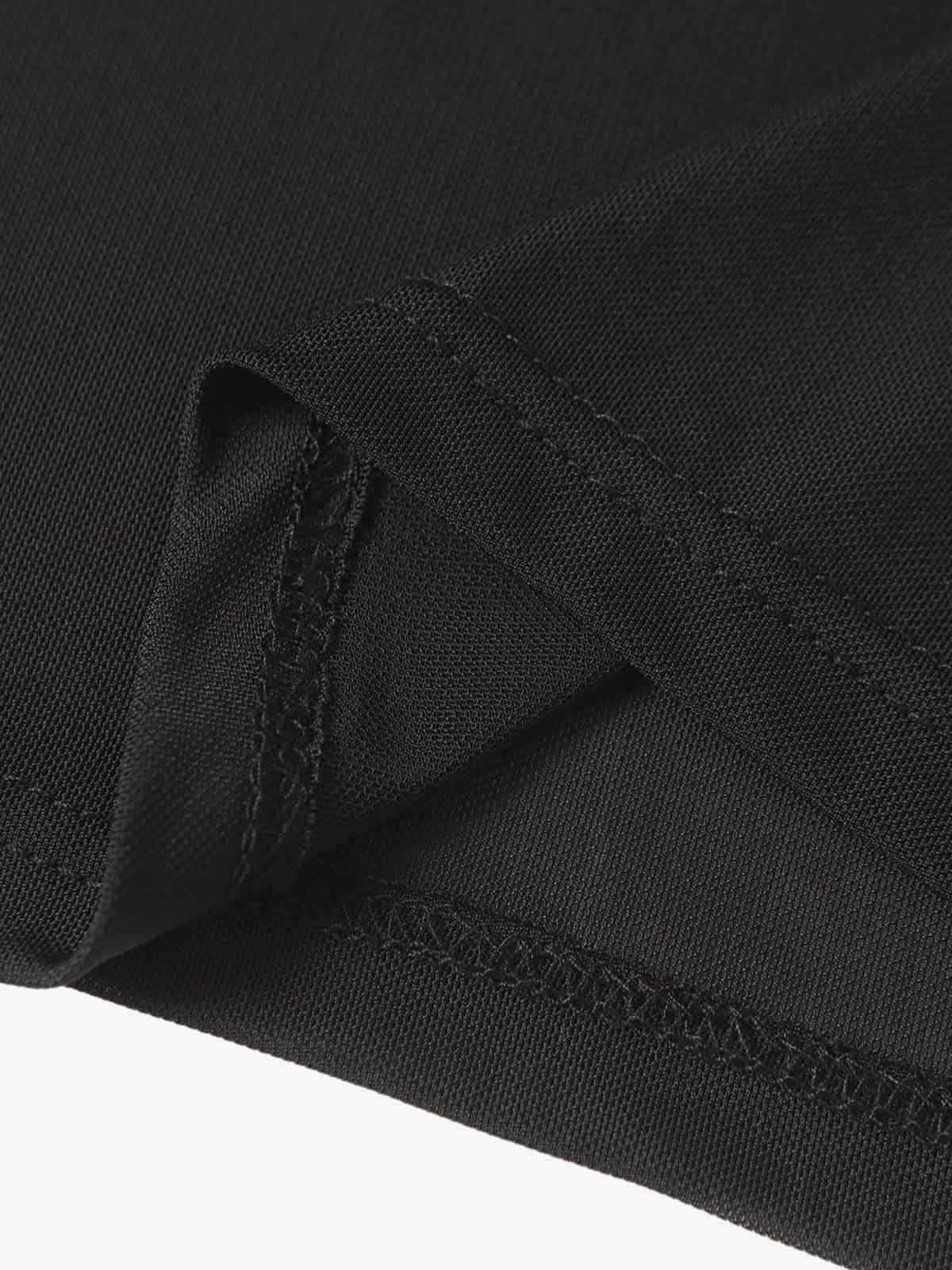 High-Neck Graphic Long Sleeve Top for Modern Streetwear Enthusiasts