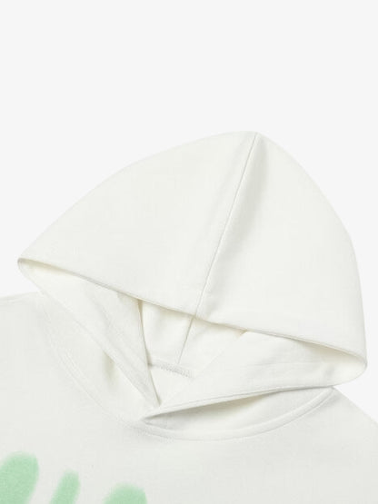 Street Graffiti Letter Print Hoodie