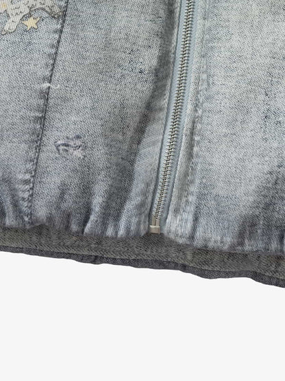 Winter-Ready Corduroy Jacket with Faux Fur Trim for Men