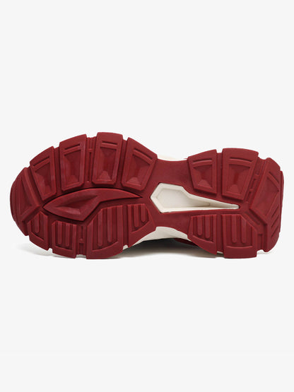 Thesupermade American Retro Invisible Height-enhancing Thick-soled Mecha Sneakers