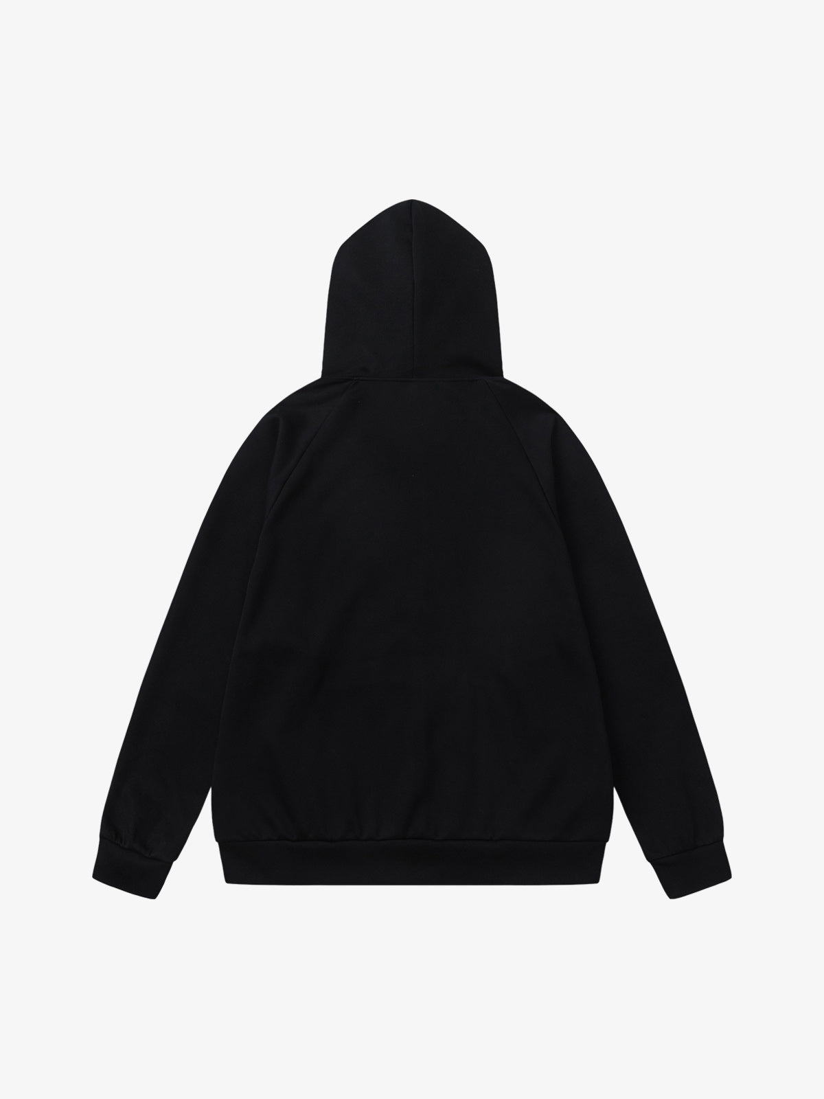 Retro Wasteland Star-Print Brush Ink Print Cardigan Hoodie