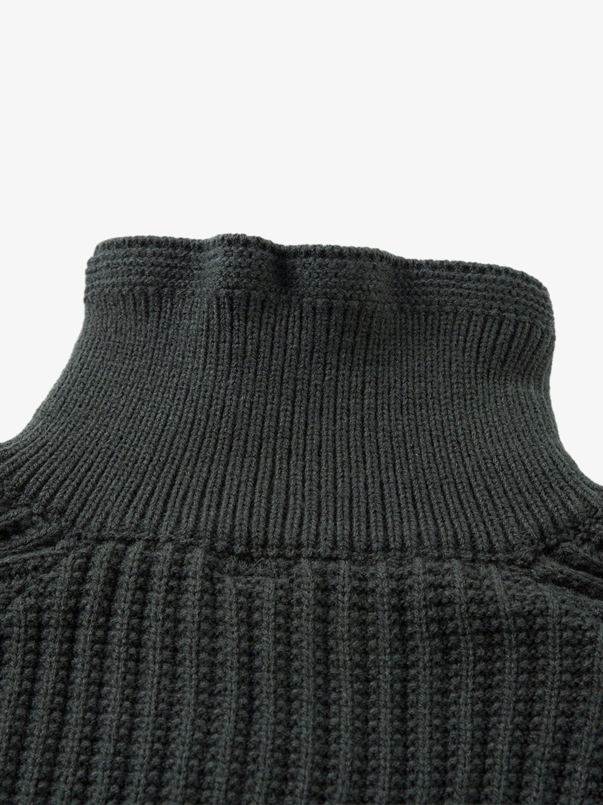 Men's Ribbed Half-Zip Sweater - Stylish and Cozy for Everyday Wear