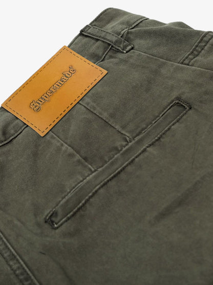 Deconstructed Casual Scimitar Denim Jorts