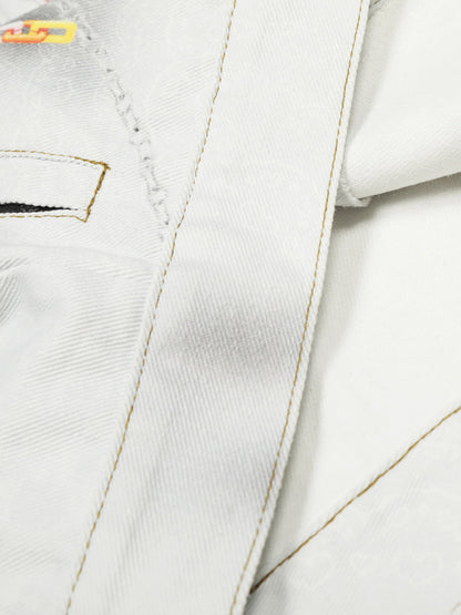 Stylish Embellished Denim Jacket for Women - Perfect for Casual and Trendy Looks