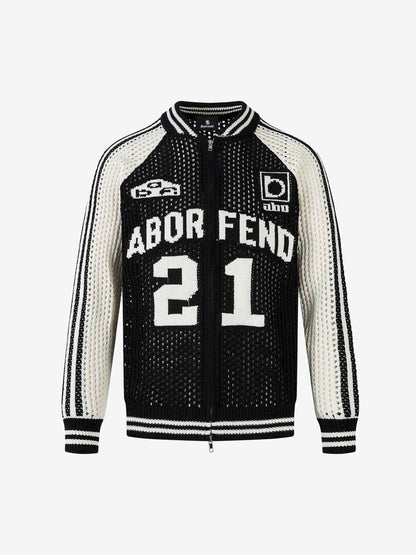 Stylish Knit Varsity Jacket for Casual and Sporty Looks