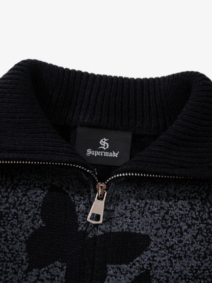 Cozy Pink Patterned Sweater for Women - Perfect for Casual and Festive Occasions