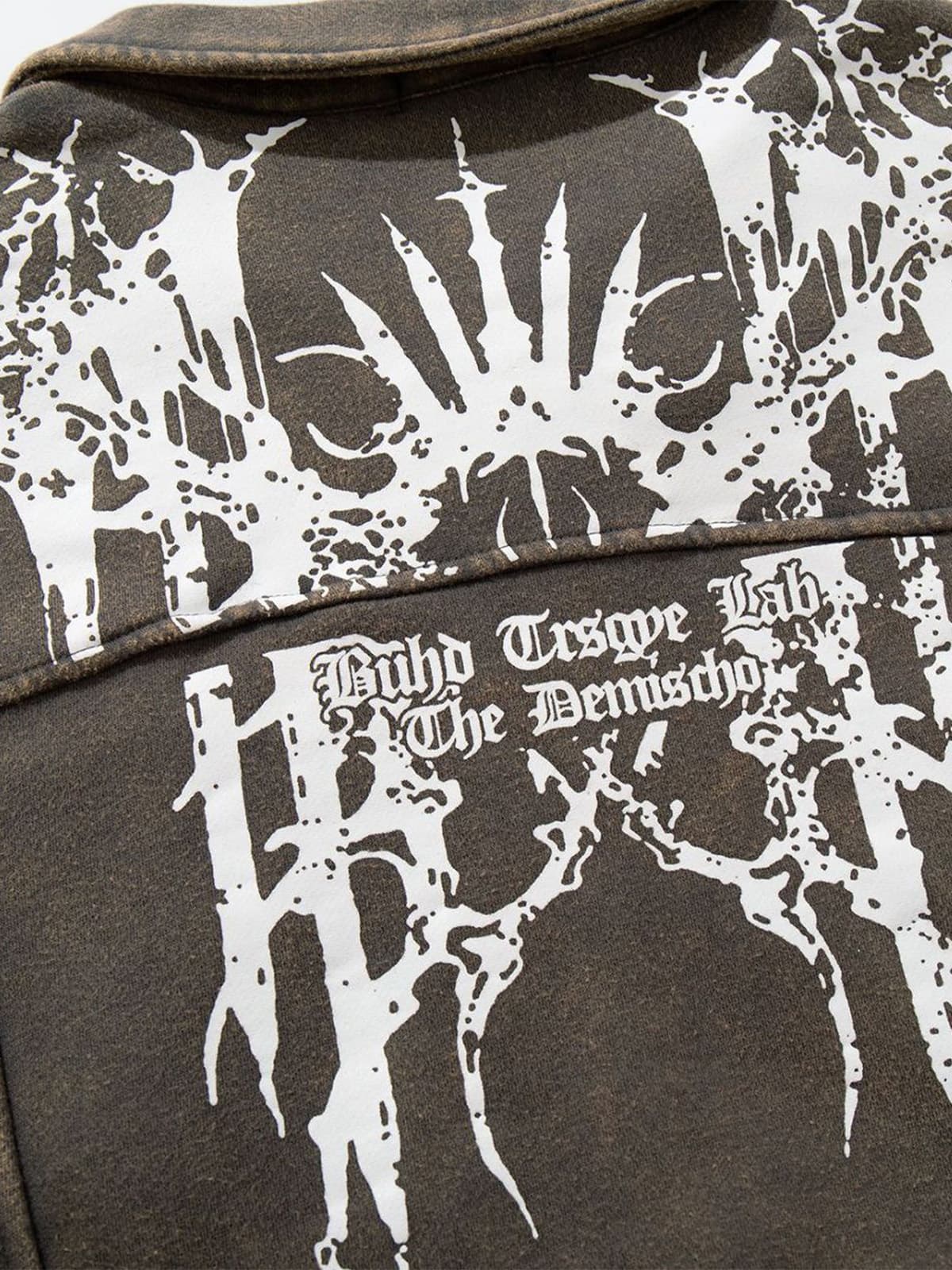 Skull Pattern Knit Sweater for Fall and Winter