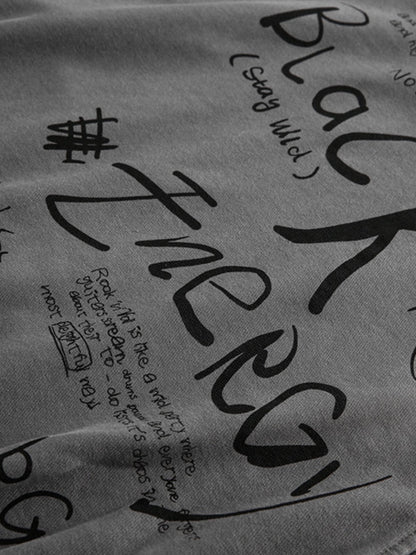 Street Fun Letter Portrait Cardigan Hoodie