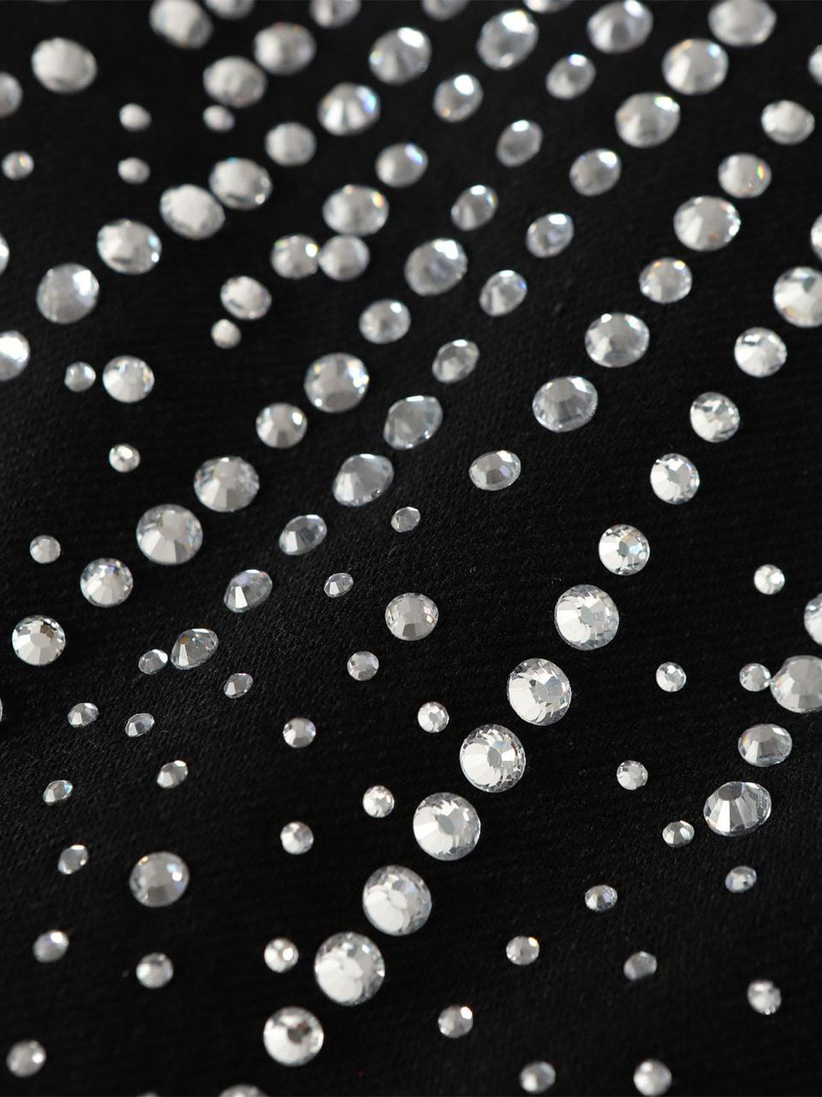 Stylish Wide-Leg Pants with Sparkling Studs for Women