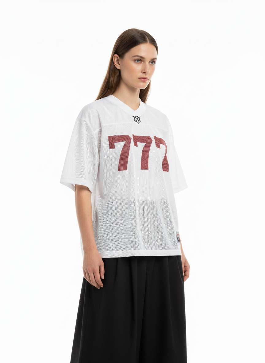 Jersey Letter Print Quick Dry V-neck T-shirt - 2389