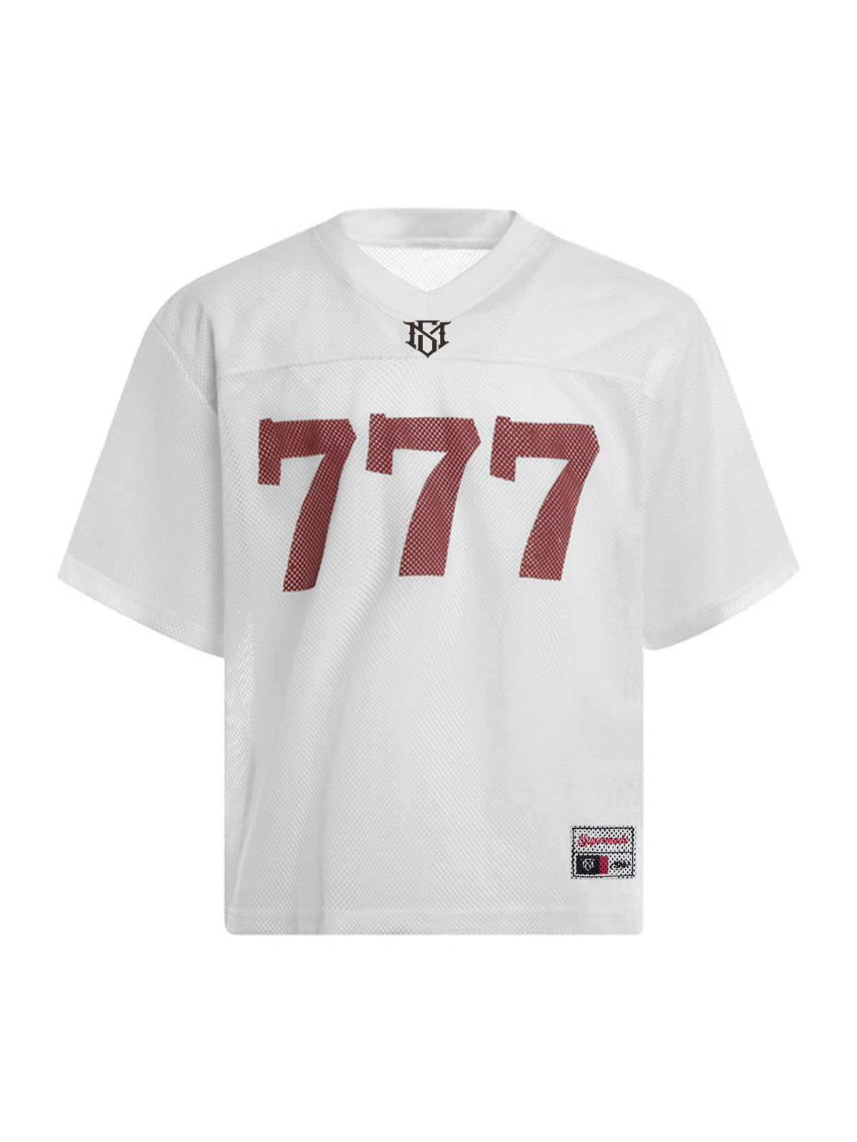 Jersey Letter Print Quick Dry V-neck T-shirt - 2389