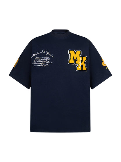 Embroidered Oversized T-Shirt Set