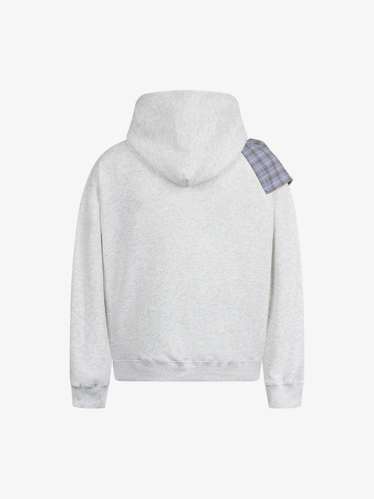 Stylish Hoodie with Plaid Bow Detail for Women - Perfect for Casual and Fashionable Looks