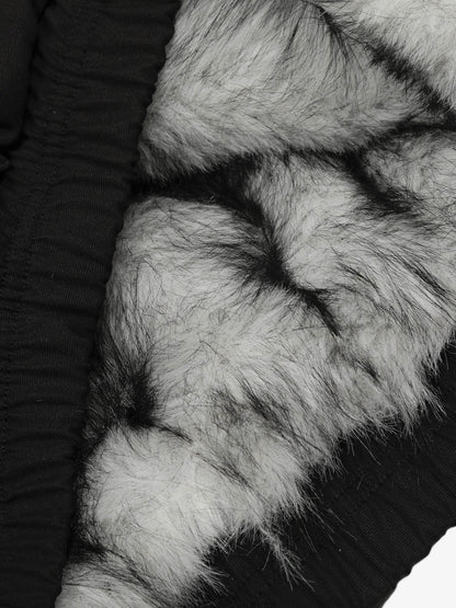 Stylish Winter Bomber Jacket with Faux Fur Collar - Perfect for Cold Weather