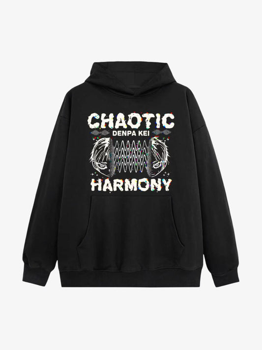 Chaotic Harmony Denpa Kei Cotton Hoodie
