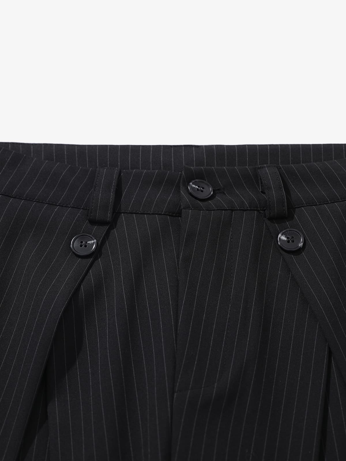 Wide-Leg Striped Trousers for Modern Elegance