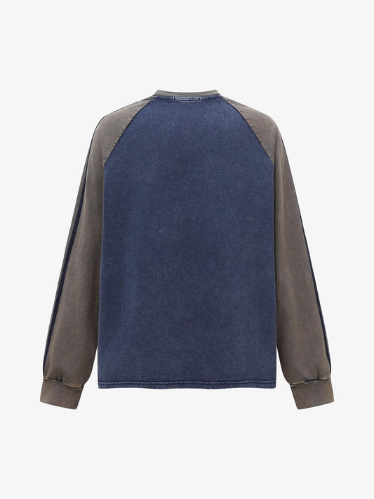 Retro-Inspired Long Sleeve Graphic Tee for Casual Wear