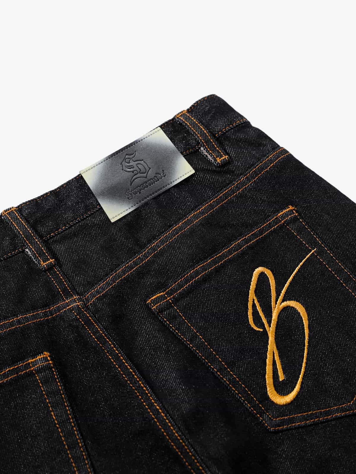 High-Waisted Wide-Leg Cargo Pants with Unique Pocket Design