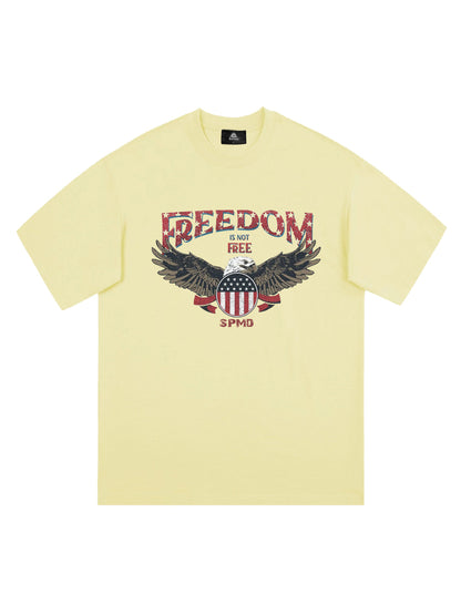 Original Freedom Eagle Print T-shirt